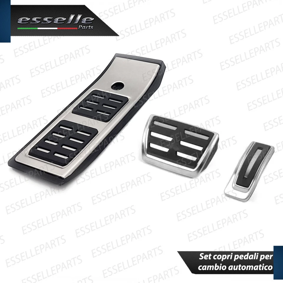 SET PEDALIERA COPRIPEDALI COPRI PEDALI PER CAMBIO AUTOMATICO AUDI A4 B9 + AVANT - Immagine 3 di 4