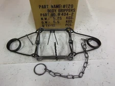12 Bridger 120 Magnum Body Gripping  Traps 404-2 Muskrat  Mink Fisher