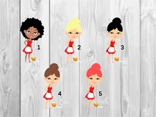 Mopping Girl, Chores, Housework Planner Stickers- Perfect For Any Planner