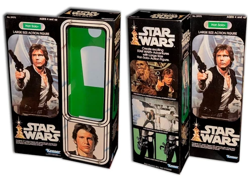 Kenner HAN SOLO BOX for 12" Action Figure (BOX ONLY!)