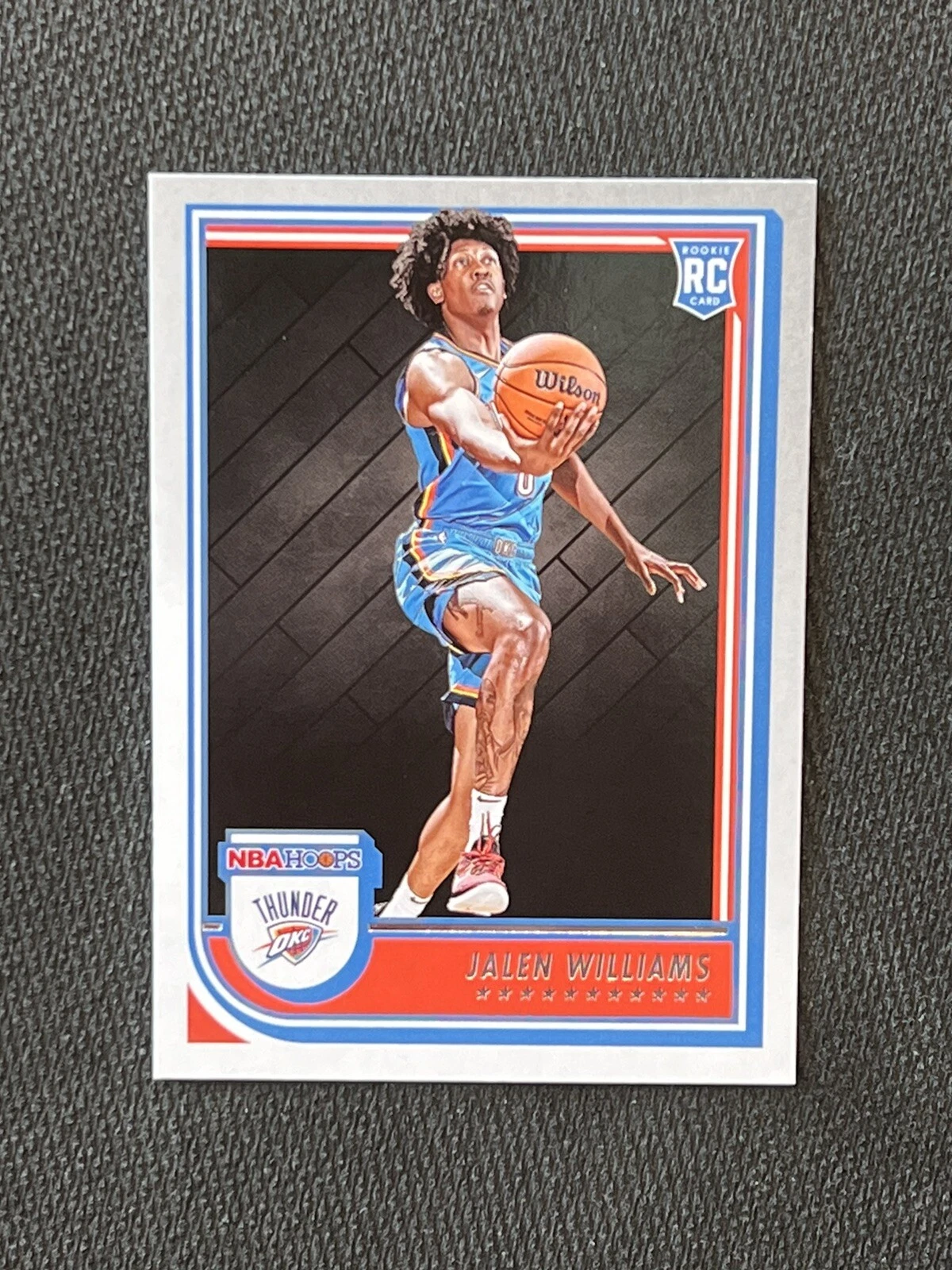 JALEN WILLIAMS RC 2022-23 Panini NBA Hoops Oklahoma City Thunder Rookie Card 242