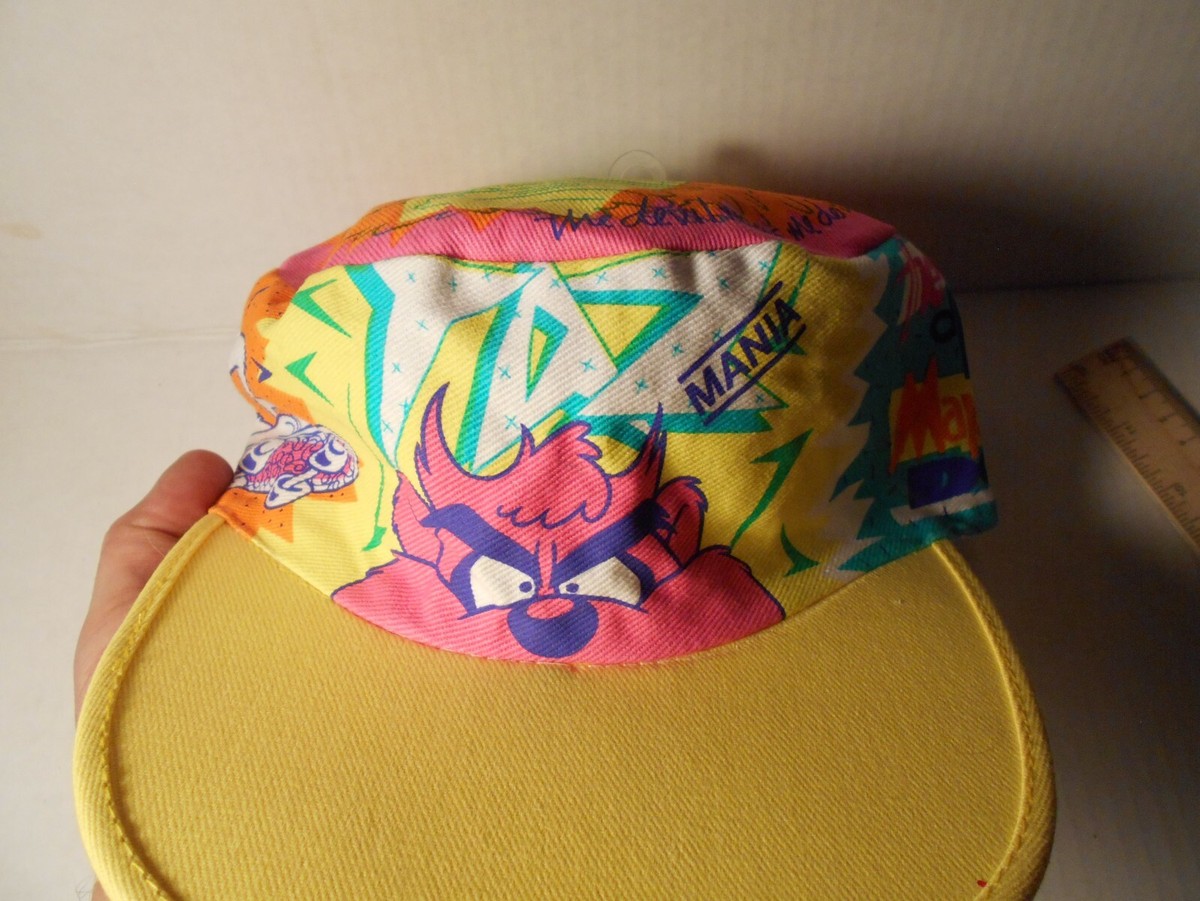 ユウ Vintage Dorfman Pacific Taz Mania Looney Tunes Painters Hat Cap WB