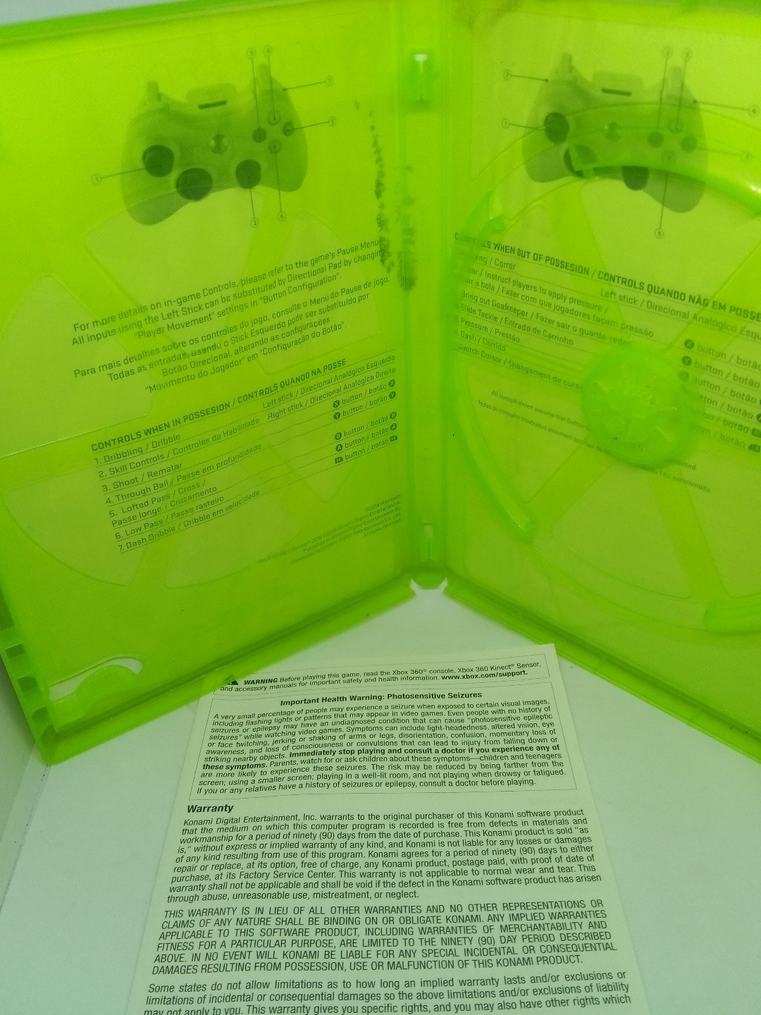 PES 2016 Xbox 360 Replacement Case And Paperwork Only eBay