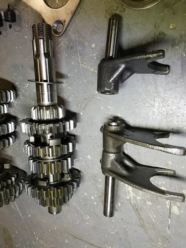 Suzuki rm80 rm 80 Model D 1983 83 1984 85 Transmission gears Shift forks drum - Picture 5 of 24