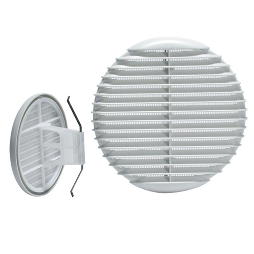 Rundes Lüftungsgitter Aus ABS – 100 Mm, Verstellbar, Für Decke & Wand