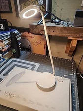 Pablo Pixo Opt Task Light White Desk Lamp w/ USB Charging Port