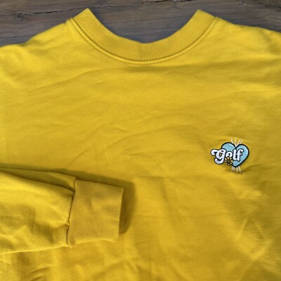 Golf Wang Sweater Yellow Embroidered Tyler the Creator