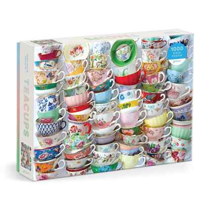 Teacups 1000 Piece Jigsaw Puzzle Galison New
