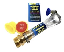 Water Hose Faucet Connection Adapter Aluminum Vinyl RV Trailer Garden Home Farm