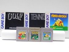 Thumbnail of ebay&reg; auction 366695121231 | Gameboy Classic Tennis ,Alfred Chicken, Golf , Nintendo Game Boy Spiel Set 1