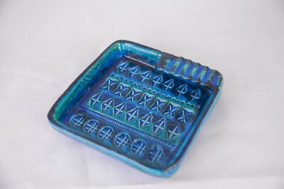 Bitossi Aschenbecher  Aldo Londi Italien 60er Design Vintage Rimini Blu markiert