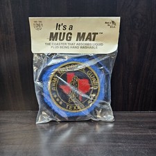 Texas Army National Guard Mug Mat - Devon Mug Mats 1969-1993 Made In USA NEW