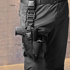 outdoor Drop Leg Holster Tactical Thigh Pistol Gun Pouch Right Hand Adjustable