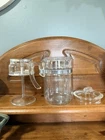 Vintage Pyrex Flameware 7826-B Glass 6 cup Stovetop Coffee Percolator Complete