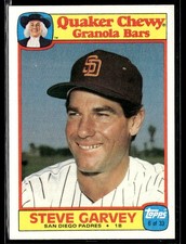 1986 Topps Quaker Granola #6 Steve Garvey Baseball Card 0303E