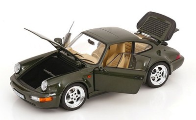 Norev 1993 Porsche 911 (964) Turbo 3.6 Coupe Green Met 1:18 LE