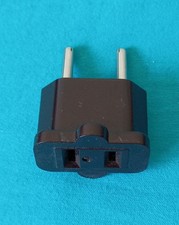 EU Europe Travel Outlet Adapter Converter to US AC Power Plug ".rar" SKU0013EU
