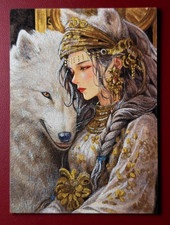 2024 Hand Painted Wolf Princess Sketch Card 1/1