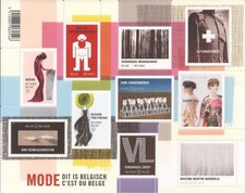 Belgium - Sheet - 2010 - COB BL180** - SCOTT 2437 - Fashion Houses - MNH -