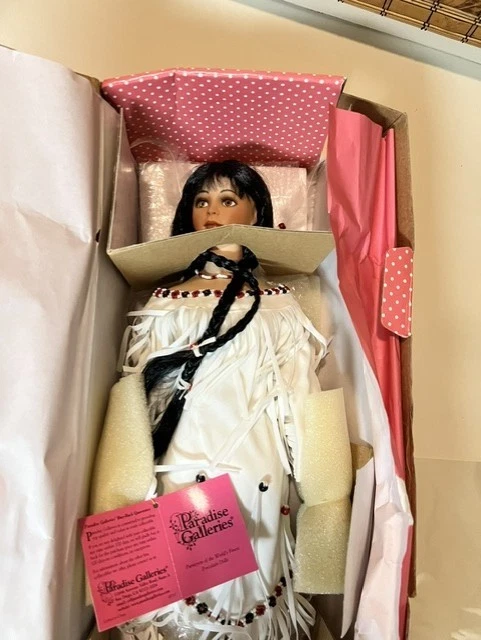 アメリカネイティブインディアンビスクドールTreasury Collection Native American Paradise Galleries Dolls & Doll Playsets for sale