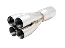 Xforce Exhaust Cl4s-178-300 - Stainless Steel 4 To 1 Exhaust Header Collector Xforce Exhaust Cl4s-178-300 - Stainless Steel 4 To 1 Exhaust Header Collector