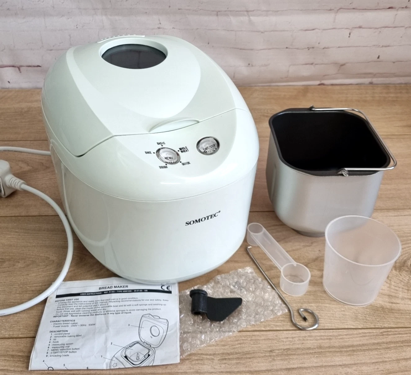 Somotec Bread Maker Machine Automatic Homemade Baking, Very Good Condition
Opens in a new window or 