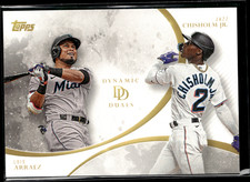 Topps Dynamic Duals Baseball Base Card 4 Luis Arraez / Jazz Chisholm - PR: N/A