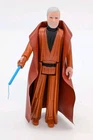 Kenner 1977 Star Wars Obi Wan Kenobi Gray Hair Action Figure W/ Blue Light Saber