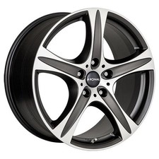 1x RONAL RONAL R55 SUV mattschwarz-frontkopiert 9.0Jx19 5x112 ET30