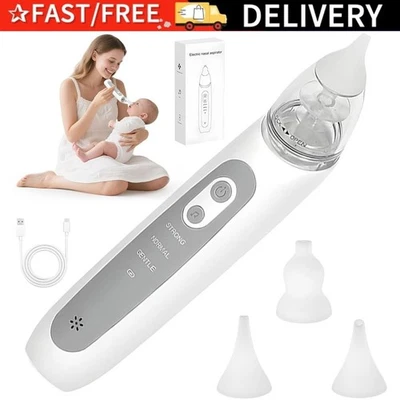 UNBEKANNT Nasensauger Baby, Nasensauger Baby Elektrisch Nasenreiniger, Nasensauger 3 IN1