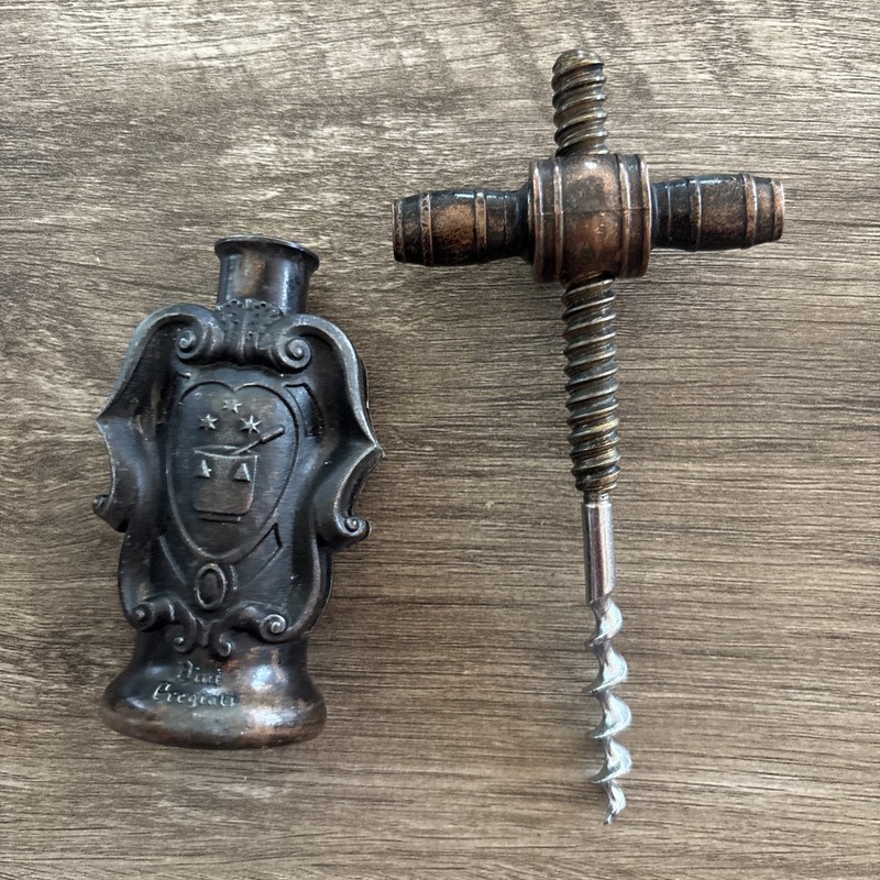 Fattoria Picedo Vini Pregiati Corkscrew Vintage Italian Wine Barware