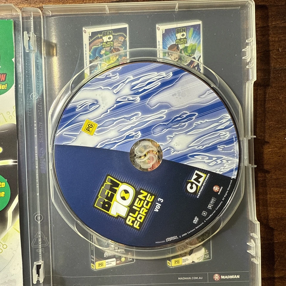 Ben 10 Alien Force Volúmenes 3 4 6 7 Cartoon Network Región 4 Foto 4 de 4