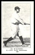 Al Walters 1980's Collins Candy REPRINT Baseball Card #183 (NM)