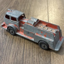 Vintage 5.75  HUBLEY FIRE TRUCK 402 Lancaster, PA Red With Black Wheels