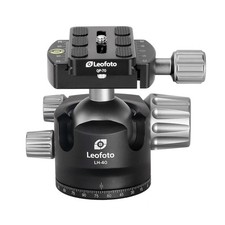 LH-40 Ball Head, 40mm Ball, Low Profile, Firction Contorl, Base Panning Contorl