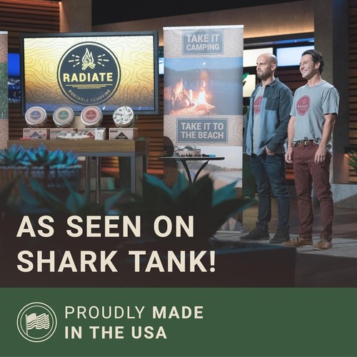Radiate XL Portable Campfire As Seen On Shark Tank - Made in USA - Up to 2 Hours - Picture 3 of 7