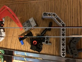 LEGO Exo-Force Combat Crawler X2 7721 Incomplete + Extra Drone