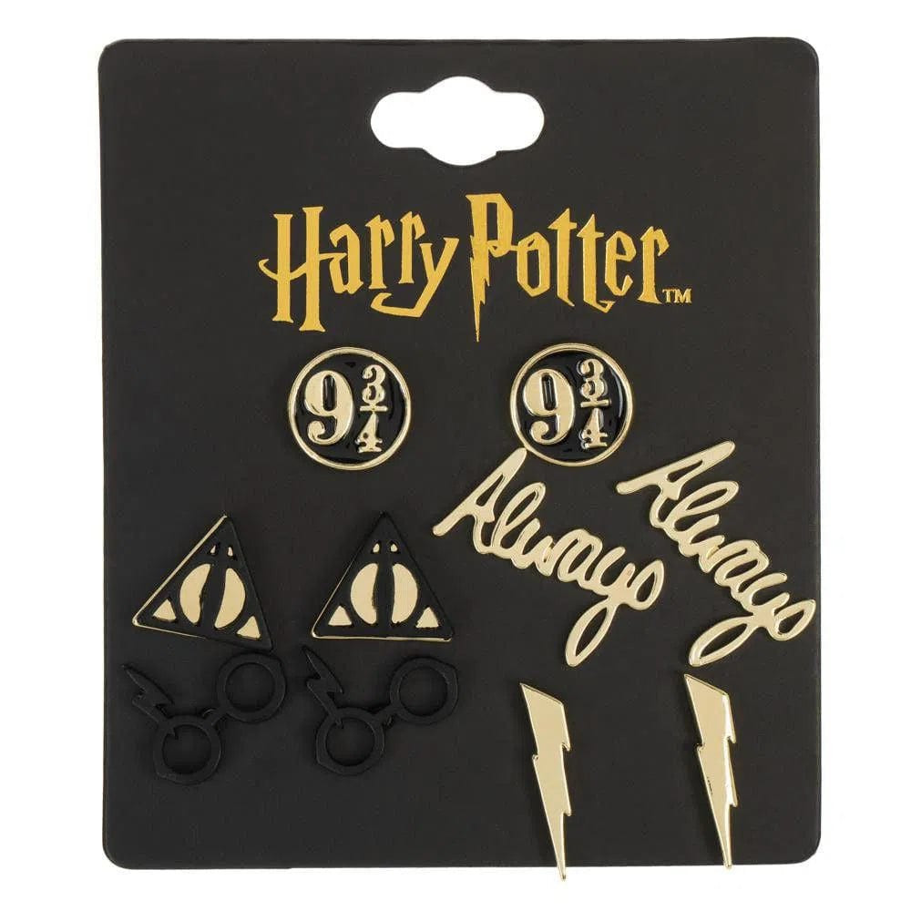 Harry Potter 5-Piece Earring Set by Bioworld - Enchanted Styles  
