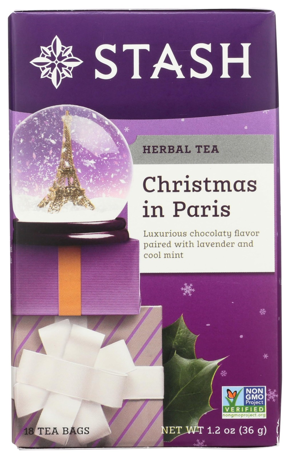 Christmas In Paris -herbal Tea, 18 Ct