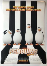 Penguins of Madagascar 2014 Original Advance Movie Poster 27x40
