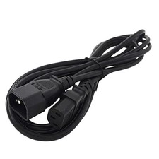 Image of IEC C13 to C14 Power Extension Cable Power Cord For UPS Desktop PC Computer