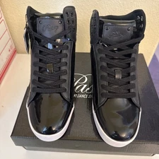 Pastry NWT Glam Pop Tart Glitter High-Top Sneaker Dance Shoes Black 10 W/Box