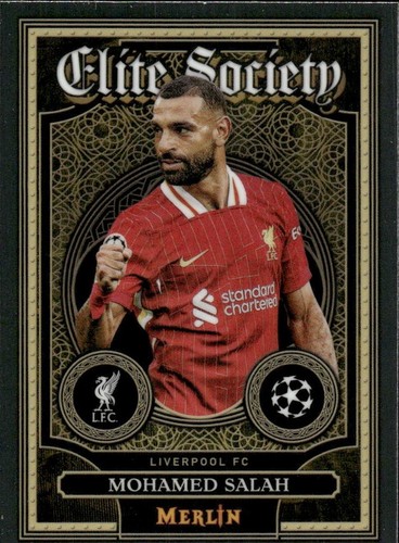 Mohamed Salah 2024-25 Topps Merlin #11 Base Refractor Liverpool