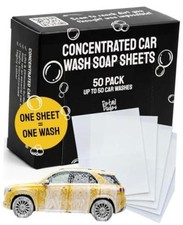 Concentrated Car Wash Soap Sheets 50-pc, Foam Car Shampoo