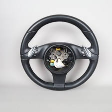 2011-2014 Porsche Cayenne Panamera Steering Wheel Black Oem