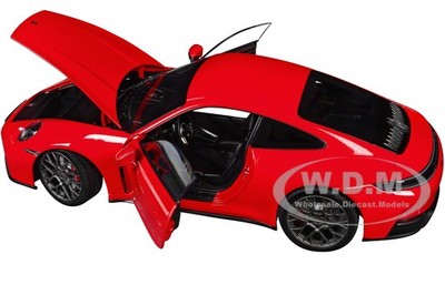 2024 PORSCHE 911 CARRERA 4 GTS GUARDS RED 1/18 DIECAST MODEL CAR