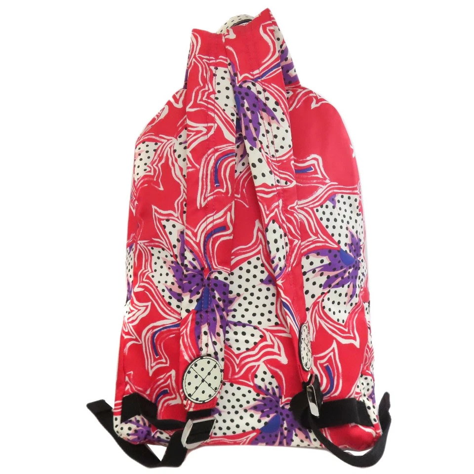 Mochila MARC JACOBS con motivo de flores - Mochila de día de nailon para damas [usada] Foto 2 de 4