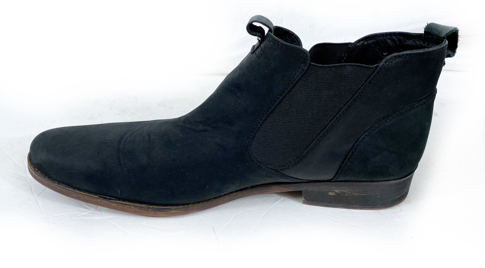 Mark Nason Men's Black Davern Chelsea Slip On Boots 13 Gem