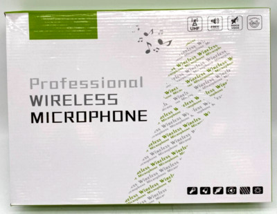 FOLTUSYMY UHF Free Volume Control  Professional Wireless Microphone System