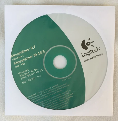 Logitech MouseWare 9.7 / MouseWare M 4.0.5 - Installation CD, Konfiguration Maus
